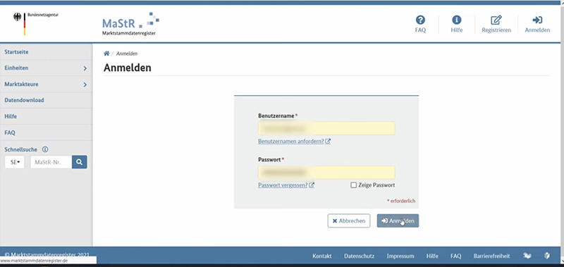 Balkonkraftwerk Anmeldung Registrierung Schritt 5